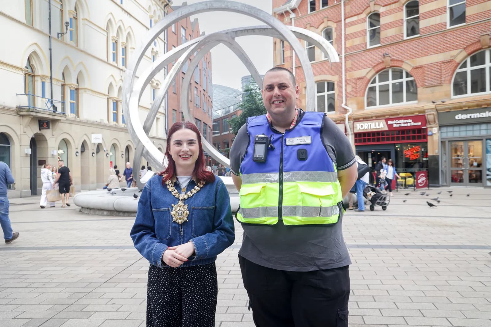 Lord Mayor Joins Safer Neighbourhood Officers Ahead of Busy Belfast Summer
